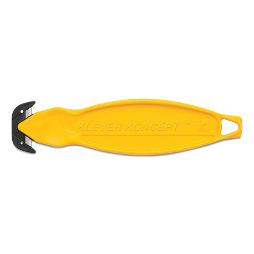 Safety Cutter, 5.75" Handle, Yellow, 10-pack