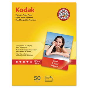 ESKOD8360513 - Premium Photo Paper, 8.5 Mil, Glossy, 8 1-2 X 11, 50 Sheets-pack