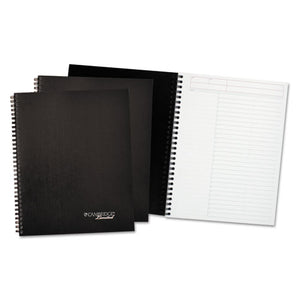 ESMEA45016 - Action Planner Business Notebook Plus Pack, 9 1-2 X 7 1-4, Black, 80 Sheet, 3-pk