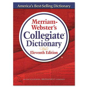 ESMER8095 - Merriam-Webster's Collegiate Dictionary, 11th Edition, Hardcover, 1,664 Pages