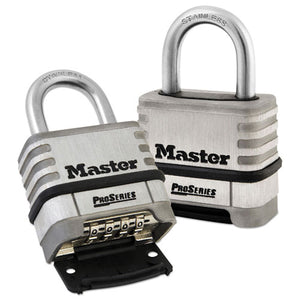 ESMLK1174D - Proseries Stainless Steel Easy-To-Set Combination Lock, Stainless Steel, 5-16"