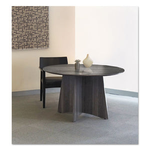 ESMLNMNCR48LGS - MEDINA LAMINATE SERIES ROUND CONFERENCE TABLE TOP, 48 DIA., GRAY STEEL
