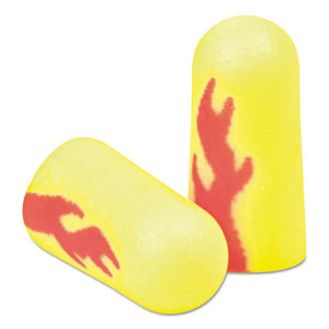 ESMMM3121252 - E A Rsoft Blasts Earplugs, Uncorded, Foam, Yellow Neon-red Flame, 200 Pairs
