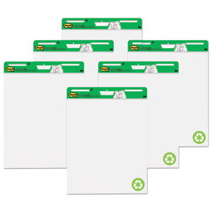 ESMMM559RPVAD6 - Self Stick Easel Pads, 25 X 30, White, Recycled, 6 30 Sheet Pads-carton