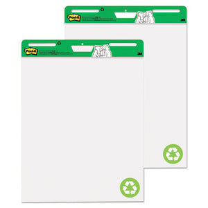 ESMMM559RP - Self Stick Easel Pads, 25 X 30, White, Recycled, 2 30 Sheet Pads-carton