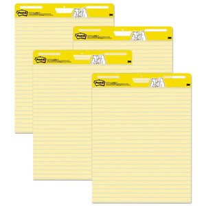ESMMM561VAD4PK - Self Stick Easel Pads, Ruled, 25 X 30, Yellow, 4 30 Sheet Pads-carton