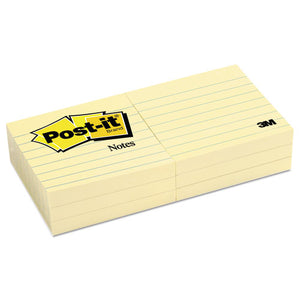 ESMMM6306PK - Original Pads In Canary Yellow, 3 X 3, Lined, 100-Sheet, 6-pack