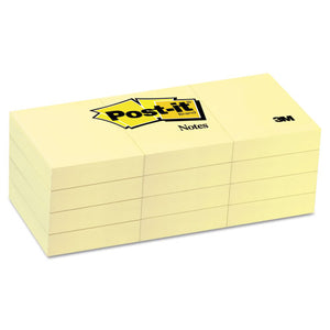 ESMMM653YW - Original Pads In Canary Yellow, 1 1-2 X 2, 100-Sheet, 12-pack