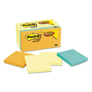 ESMMM654144B - Original Pads Value Pack, 3 X 3, Canary Yellow-cape Town, 100-Sheet, 18 Pads