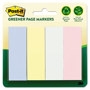 ESMMM6714RPA - Greener Page Flags, Pastel, 50 Strips-pad, 4 Pads-pack