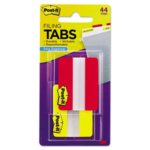 ESMMM6862RY - File Tabs, 2 X 1 1-2, Solid, Red-yellow, 44-pack