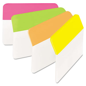 ESMMM686APLOY - Angled Tabs, 2 X 1 1-2, Solid, Assorted Brights, 24-pack