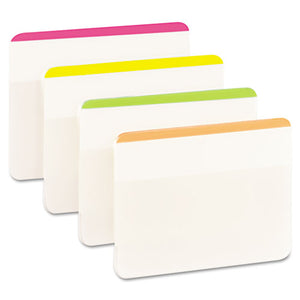 ESMMM686F1BB - File Tabs, 2 X 1 1-2, Lined, Assorted Brights, 24-pack