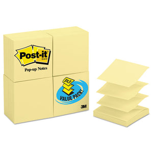 ESMMMR33024VAD - Original Canary Yellow Pop-Up Refill, 3 X 3, 100-Sheet, 24-pack