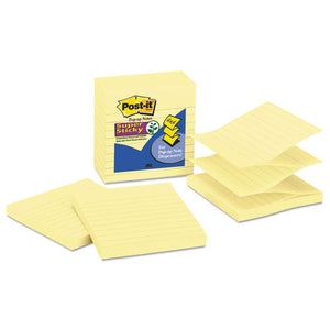 ESMMMR440YWSS - Pop-Up Notes Refill, Lined, 4 X 4, Canary Yellow, 90-Sheet, 5-pack
