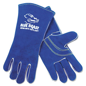 ESMPG4600 - Premium Quality Welder's Gloves, Large, 13 In., Blue