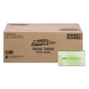 ESMRC2930 - 100% Recycled Convenience Pack Facial Tissue, White, 100-box, 30 Boxes-carton