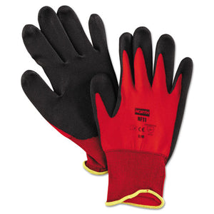 ESNSPNF118M - Northflex Red Foamed Pvc Palm Coated Gloves, Medium