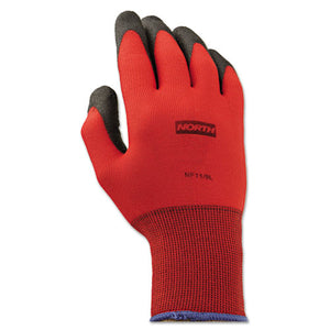 ESNSPNF119L - Northflex Red Foamed Pvc Gloves, Red-black, Size 9-l, 12 Pairs