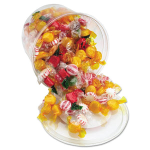 ESOFX70009 - Fancy Assorted Hard Candy, Individually Wrapped, 2 Lb Resealable Plastic Tub