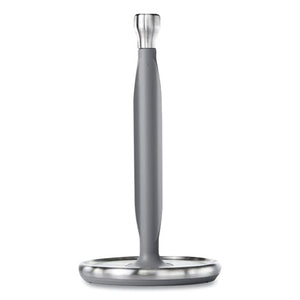 Good Grips Steady Paper Towel Holder, Stainless Steel, 8.1 X 7.8 X 14.5, Gray-silver