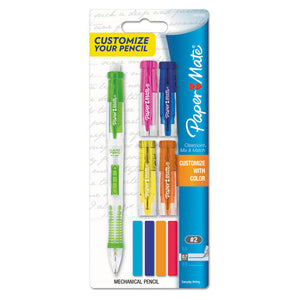 ESPAP1887960 - Clearpoint Mix & Match Mechanical Pencil, 0.7 Mm, Assorted Color Tops