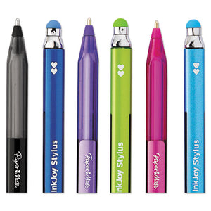 ESPAP1951350 - Inkjoy 100 Stick Stylus Ballpoint Pens, 1mm, Assorted, Dozen