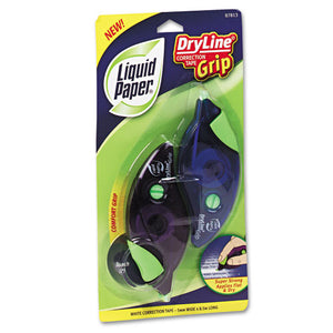 ESPAP87813 - Dryline Grip Correction Tape, 1-5" X 335", Blue-purple Dispensers, 2-pack