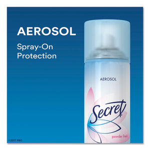 Aerosol Spray Antiperspirant And Deodorant, Powder Fresh, 6 Oz Aerosol Spray Can, 12-carton
