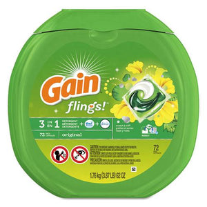 ESPGC86792EA - Flings Laundry Detergent Pods, Original Scent, 72-container