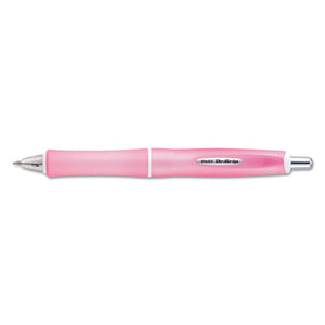 ESPIL36252 - DR. GRIP FROSTED ADVANCED INK RETRACTABLE BALLPOINT, PINK BARREL, BLACK INK, 1MM