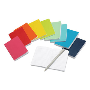 Mini Medley Professional Notebooks, Wide Rule, Assorted, 5 X 3.5, 10-pack