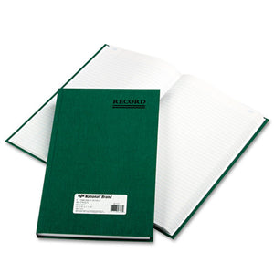 ESRED56131 - Emerald Series Account Book, Green Cover, 300 Pages, 12 1-4 X 7 1-4