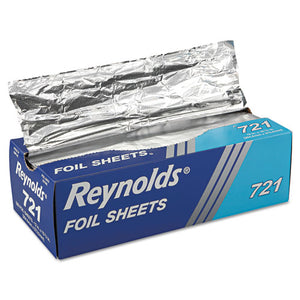 ESRFP721 - Interfolded Aluminum Foil Sheets, 12 X 10 3-4, Silver, 500-box, 6 Boxes-carton