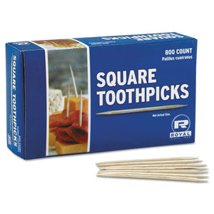 ESRPPR820SQ - Square Wood Toothpicks, 2 3-4", Natural, 800-box, 24 Boxes-carton