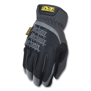 Fastfit Work Gloves, Black-gray, Large