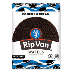 Wafels - Single Serve, Cookies And Cream, 1.16 Oz Pack, 12-box