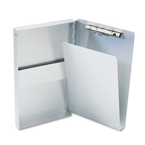 ESSAU10507 - Snapak Aluminum Side-Open Forms Folder, 3-8" Clip, 5 2-3 X 9 1-2 Sheets, Silver