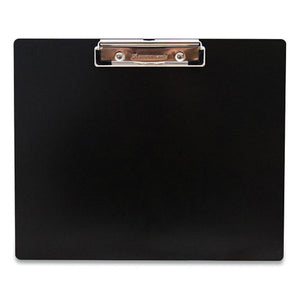 Recycled Aluminum Landscape Clipboard, 0.5" Clip Capacity, Holds 11 X 8.5 Sheets, Black