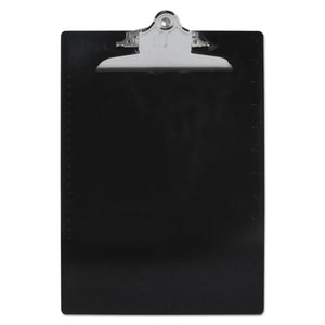 ESSAU21603 - Recycled Plastic Clipboard With Ruler Edge, 1" Clip Cap, 8 1-2 X 12 Sheet, Black