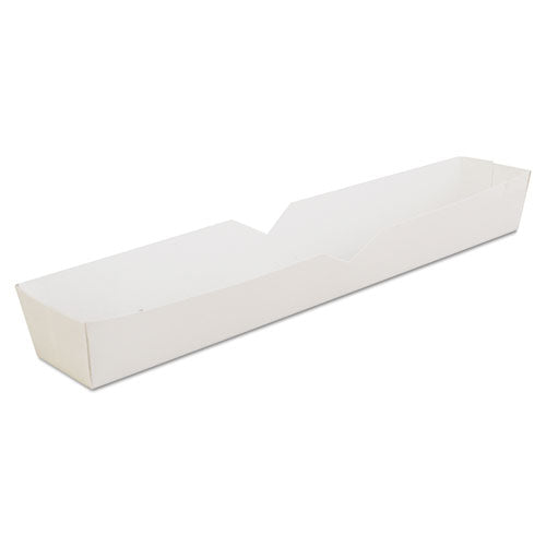 ESSCH0711 - Hot Dog Tray, White, 10 1-4 X 1 1-2 X 1 1-4, Paperboard, 500-carton