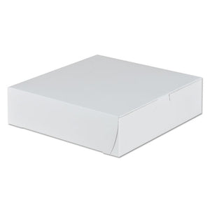 ESSCH0953 - Tuck-Top Bakery Boxes, 9w X 9d X 2 1-2h, White, 250-carton