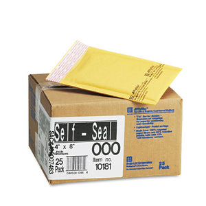ESSEL10181 - Jiffylite Self Seal Mailer, #000, 4 X 8, Golden Brown, 25-carton
