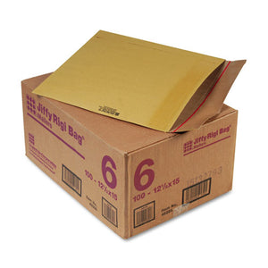 ESSEL89355 - Jiffy Rigi Bag Mailer, #6, 12 1-2 X 15, Natural Kraft, 100-carton