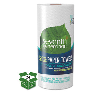 ESSEV13722 - 100% Recycled Paper Towel Rolls, 2-Ply, 11 X 5.4 Sheets, 156 Sheets-rl, 24 Rl-ct