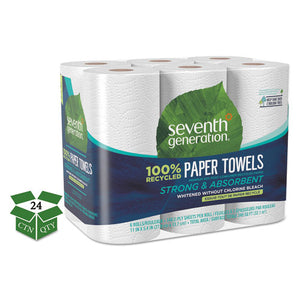 ESSEV13731CT - 100% Recycled Paper Towel Rolls, 2-Ply, 11 X 5.4 Sheets, 140 Sheets-rl, 24 Rl-ct