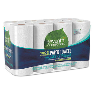 ESSEV13739PK - 100% Recycled Paper Towel Rolls, 2-Ply, 11 X 5.4 Sheets, 156 Sheets-rl, 8 Rl-pk