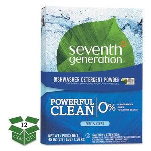 ESSEV22150CT - Natural Automatic Dishwasher Powder, Free & Clear, 45oz Box, 12-carton