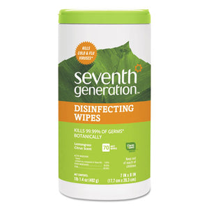 ESSEV22813EA - Botanical Disinfecting Wipes, 8 X 7, 70 Count