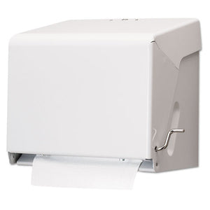 ESSJMT800WH - Crank Roll Towel Dispenser, White, Steel, 10 1-2 X 11 X 8 1-2
